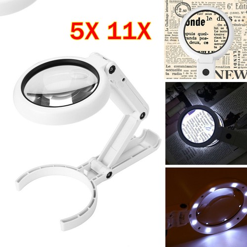 Objektiv lupe mit led - objektiv, 8