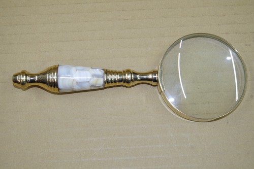 Lupe messing mit - messing, cm