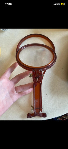 Vintage klapp lupe handlupe - klapp-lupe,,