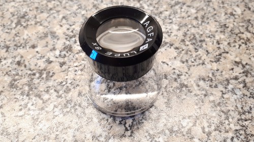 Agfa lupe magnifying glass - lupe,