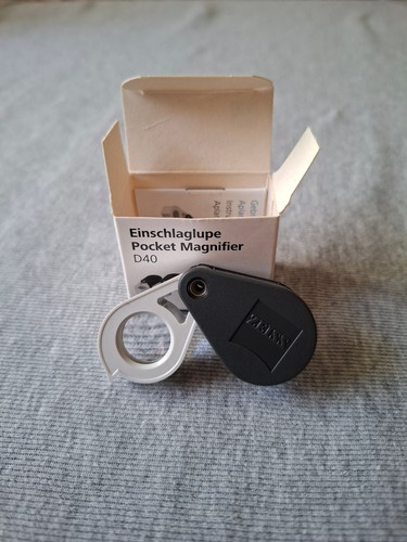 Zeiss d40 einschlaglupe 10x - zeiss,