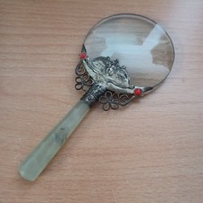 Antike, seltene Damen-Lupe -