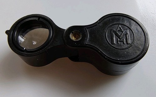 Schwarze bakelit einschlaglupe - bakelit,