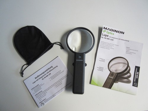 Lupe mit led beleuchtung - lupe,